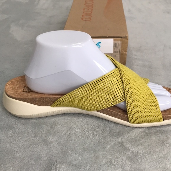 Arcopedico Pantanal Yellow Women’s Slip-On Sandals New  10-10.5 - Picture 10 of 12